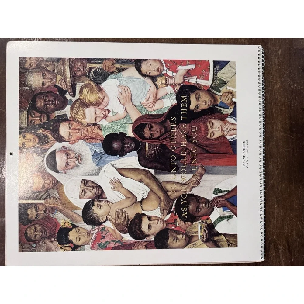 1982 Norman Rockwell Calendar Unused No Writing Collectible Artistic Vintage Art